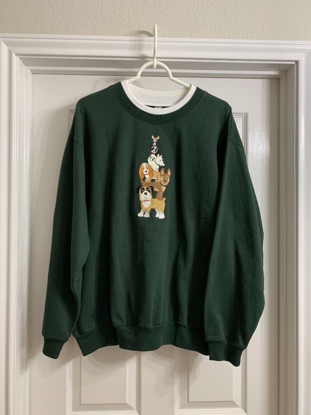 Decorated Originals Brand Women's Green Sweatshirt, Size 2X